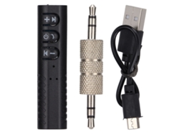 Adaptador De Coche Bluetooth Con Salida Estéreo, Receptor Y Llamadas Manos Libres En El Coche
