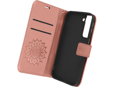 Carcasa Samsung Galaxy S21 Plus AVIZAR FOLIO-MEZZO-RG-S21P Libro Rosa