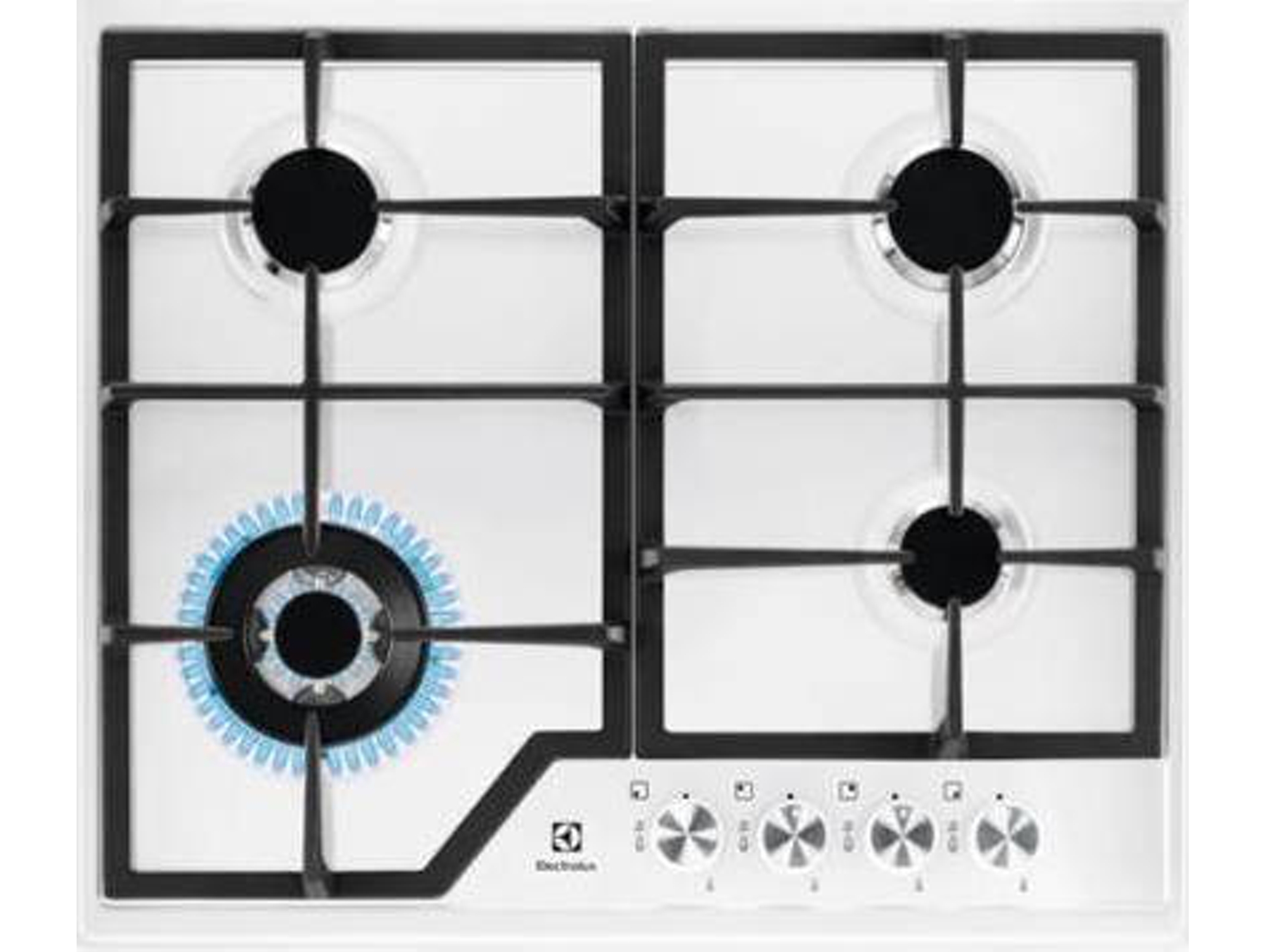 Placa de Gas ELECTROLUX EGS6436WW (Gas Butano-propano - 59.5 cm - Blanco)