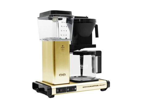Cafetera de Goteo MOCCAMASTER KBG 741 AO Blanco Latón 1,25 L