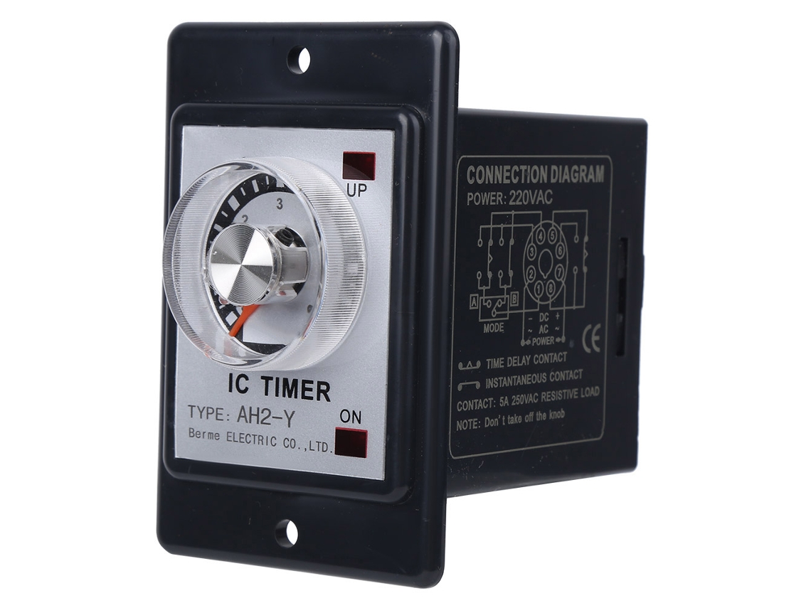 Omni-relé Temporizador Eléctrico Berms Ah2-y 6s Interruptores Retardo De Tiempo