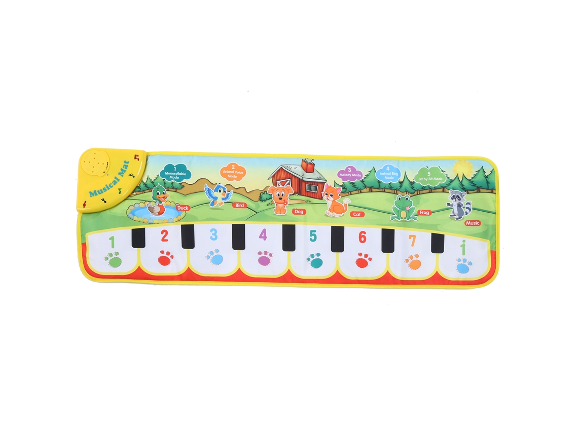 Jinwei-alfombra Musical Para Bebés Teclado Piano Alfombra De Juego Infantil Manta Musical Piano Niños