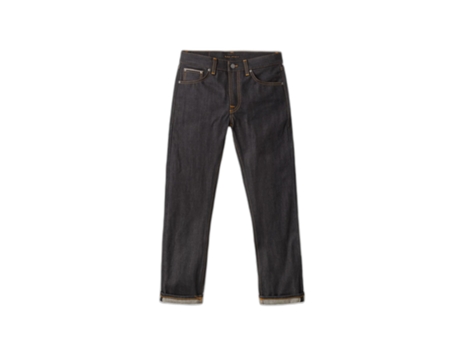 Pantalones de Vaquero de Hombre NUDIE JEANS Gritty Jackson Negro (28x32)