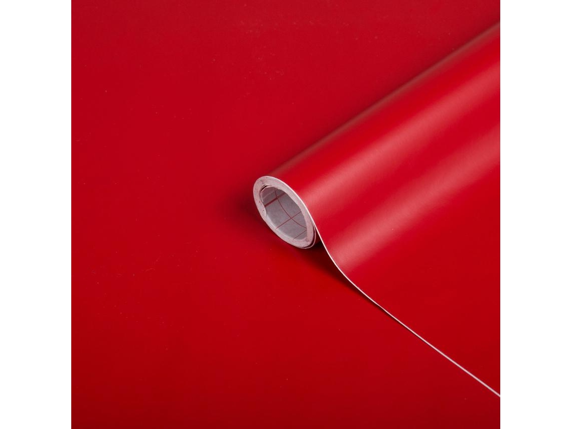 Pegatina de Pared D-C-FIX Liso Burdeos Mate (15 m)