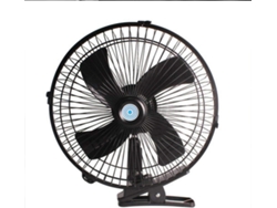 Ventilador automotriz de 1 pulgadas y 12 V – Ventilador silencioso con clip y función de rotación.