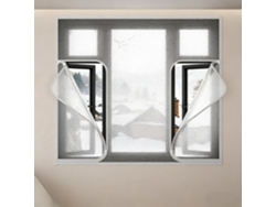 Lámina Aislante Térmica Para Ventanas, Lámina De Burlete, Kit Aislamiento Ventanas Con Tira Adhesiva, Fácil...