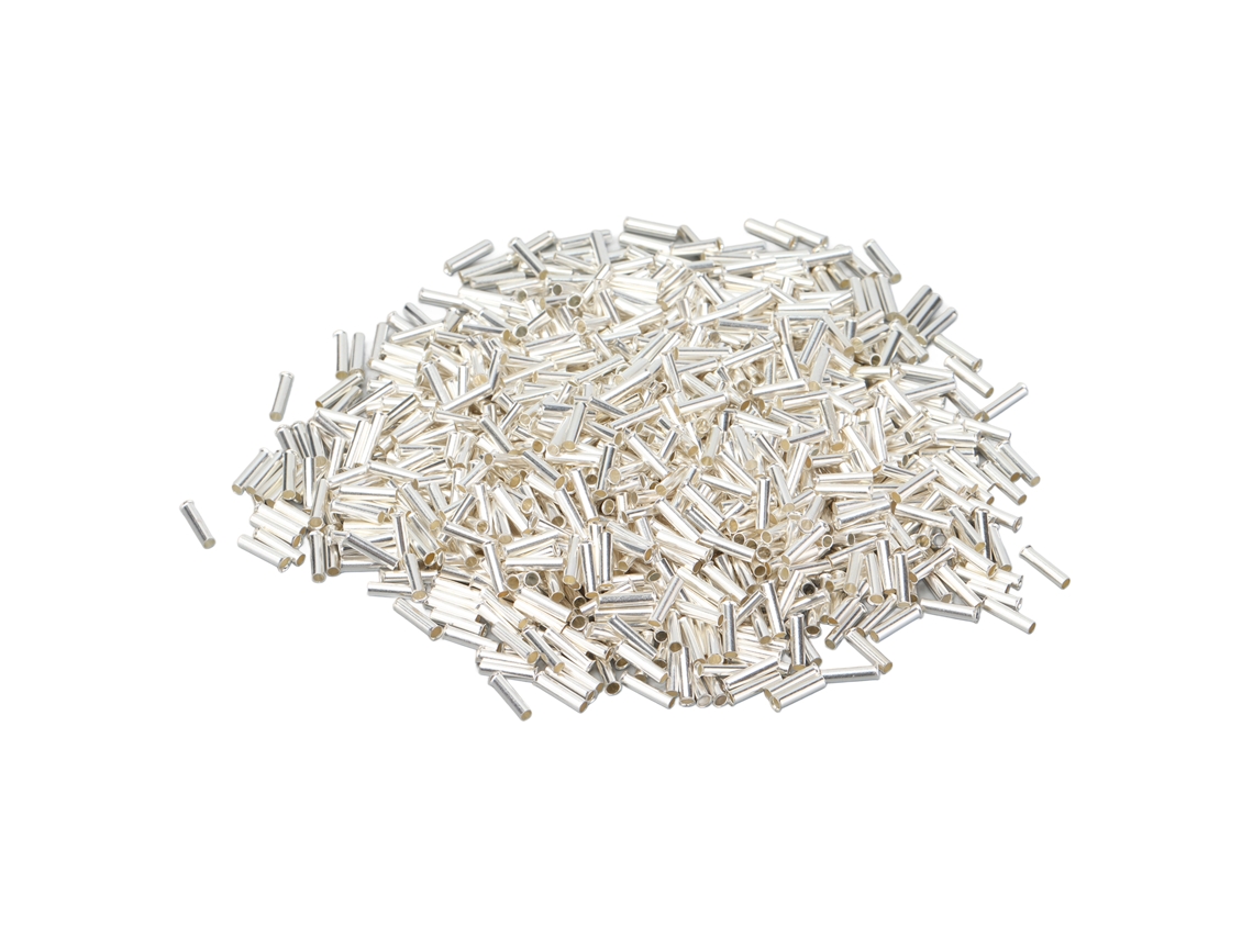 Kit De 1000 Casquillos Chapados En Cobre Con Hilo Resistente A La Oxidación Para Conexiones Engarzadas En2508