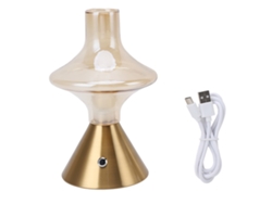 Yncm2026-lámpara De Mesa Inalámbrica Recargable 1800mah Led Regulable Con Toque, Lámpara De Noche Para Exterior Y Hogar, Decoración De Dormitorio
