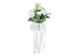 Decoración De Sillas Para El Pasillo Nupcial Con Flores Artificiales Y Cortinas Para Fiestas Y Sesiones De Fotos.