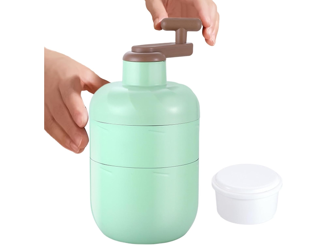 Trituradora de hielo, máquina de hielo manual | Aparato portátil de acero inoxidable para Gokoco