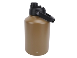 Botella de agua deportiva con aislamiento de acero inoxidable de 3,8 l para acampar y entrenar - Verde musgo