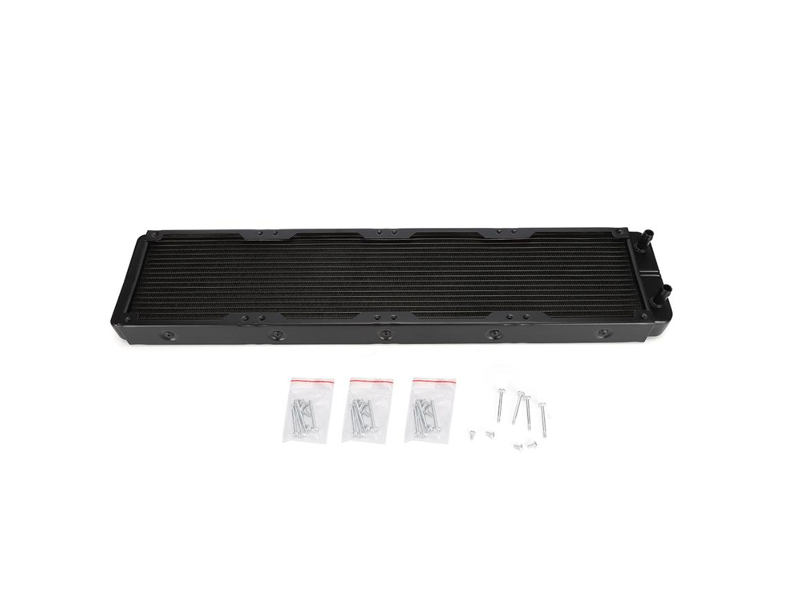 Radiador De Refrigeración Por Agua, Intercambiador De Calor Metálico De 18 Tubos, Accesorio Industrial Para Computadoras