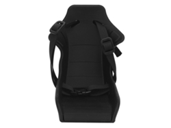 Rebe - Suporte dobrável para bonecas em bicicleta com alça ajustável, plástico preto, para uso externo.