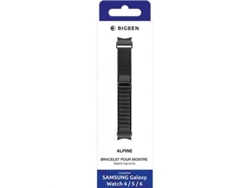 BIGBEN CONNECTED Correa para Galaxy Watch 4/4 Classic/5/5 Pro/6/6 Classic Hebilla alpina Negro