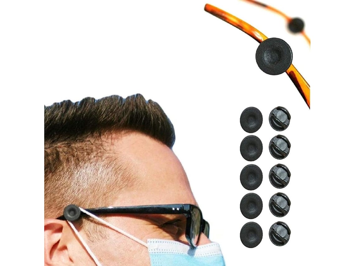 Ajustador De Máscara Elástica Para Gafas Botón De Gafas Protección Para Orejas