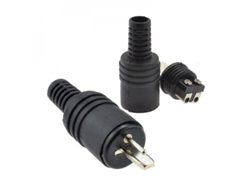 2026-conector De Altavoz De 2 Pines Din Plug Con Terminales De Tornillo 2 Paquete Wxc