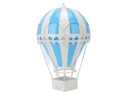 Globo aerostático decorativo de hierro de estilo vintage para dormitorio/cafetería