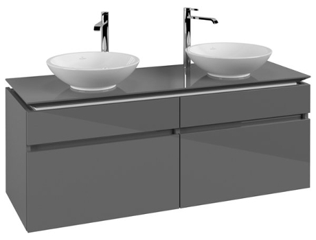 Mueble de tocador Villeroy &amp Boch Legato B592 1400x550x500mm 2 lavabos