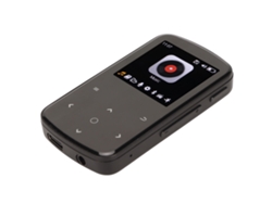 Reproductor MP3 Bluetooth Yizhood Mp07 de 1,54 pulgadas con control táctil inteligente y tarjeta TF de 16 GB (negro)