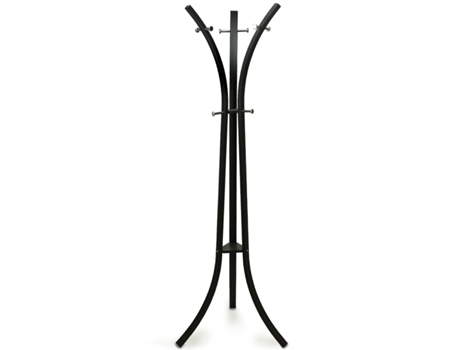 Perchero de Pie DRW (Negro - Forja - 58 x 58 x 180cm)