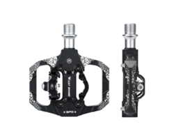 Pedales De Bicicleta West Biking Mtb Con Cierre Y Plataforma Dual, Rodamientos Sellados Para Bicicletas De Montaña Y Carretera