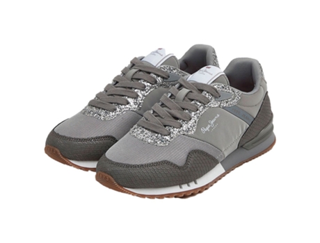 Zapatillas London Queen Gris EU 39 Mujer PEPE JEANS