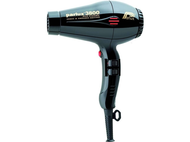 Secador de Cabello PARLUX 3800 Ionic & Ceramic Negro (2100 W)