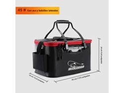 Bolsa De Pesca Plegable Portátil (45 Cm) / Caja De Pescado / Contenedor De Agua Para Plántulas