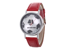 Elegante Reloj De Pulsera Unisex Informal De Cuarzo, Ideal Como Regalo (rojo Brillante).