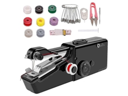 Máquina de coser portátil, minimáquina de coser portátil para costura rápida, Nostalgia88
