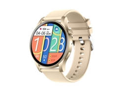Reloj inteligente con correa de metal, funcionamiento táctil y con botones, pantalla AMOLED resistente al agua, Bluetooth, 44 mm, batería de 7 a 14 días, Bestvite