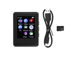 Reproductor De Música Mp3 Mp4 Con Pantalla Táctil De 1,77 Pulgadas, Bluetooth 5.0, Radio Fm, Grabadora, Tarjeta De Memoria De 32 Gb, Hifi