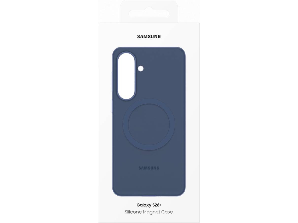Funda magnética de silicona SAMSUNG Galaxy S26+ (Azul Violeta)