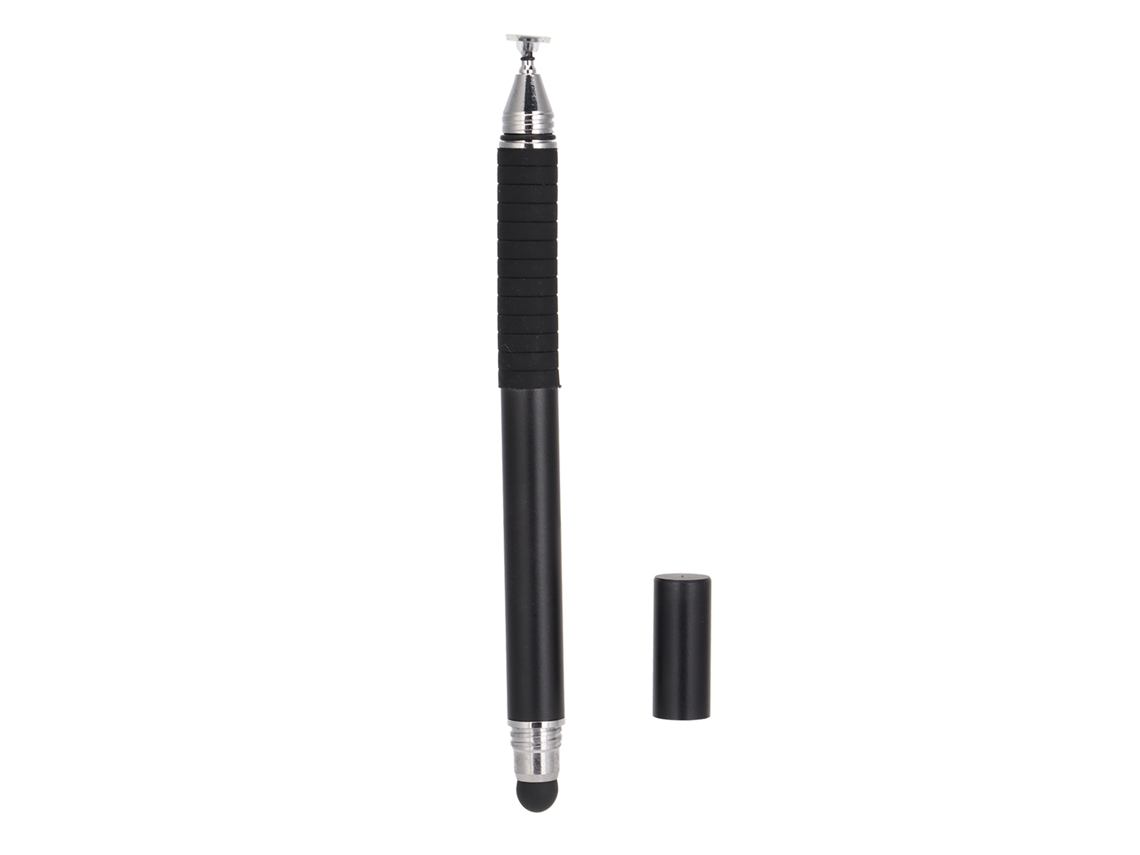 Lápiz Óptico 2 En 1, Control Preciso, Encuadernación De Aluminio, Alta Durabilidad, Táctil Inteligente, Negro.