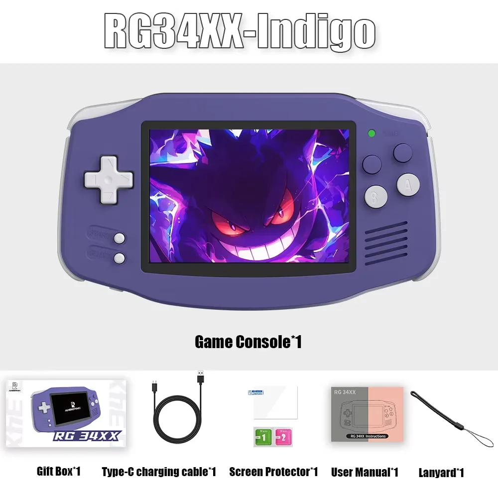 Consola De Juegos Psp 256g 318indigorg 34xx Hd Ips Oca Wifi Bluetooth Juegos Psp