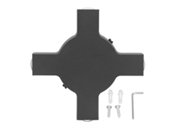2026-lámpara De Pared Led 4w 4 Bombillas Diseño Cuadrado Negro Moderno Aluminio Para Corredor Luz Amarilla Ac85-265v