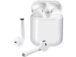 Auriculares Bluetooth True Wireless GETEK I13 (In Ear - Micrófono - Noise Cancelling - Blanco)