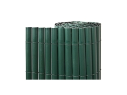 Cañizo ocultación PVC verde oscuro 2 x 5 metros, simple cara