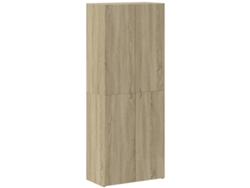 Archivador VIDAXL Marrón Madera contrachapada (60x32x153cm)