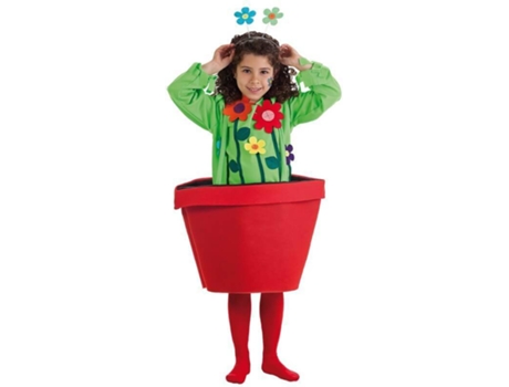 Disfraz de Niña DISFRAZZES Flores (Talla: 7 a 9 años)