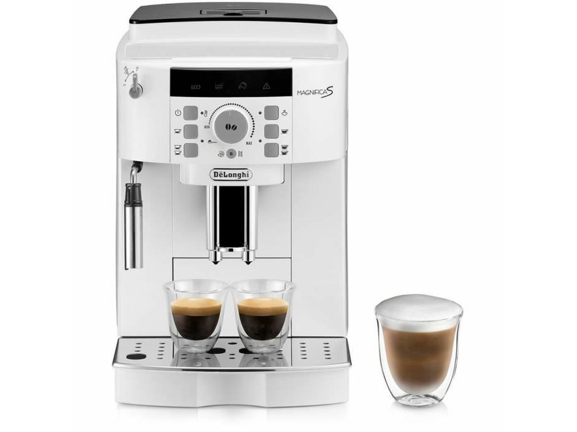 Espresso Con Broyeur A Granos - Delonghi - Magnifica S Ecam22.110.w - 1,8 L - 250 G - 15 Bar - 1450 W - Plata Et Noir