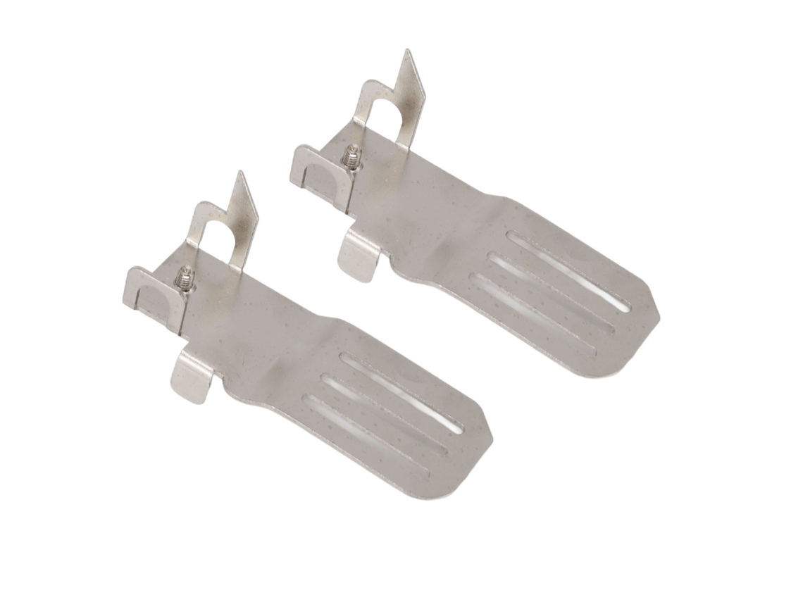 2 Clips De Aleación De Aluminio Para Cinta Métrica Con Tres Ranuras De Montaje Para Trabajos De Carpintería.
