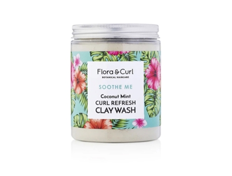Champô Líquido FLORA AND CURL Coconut Mint Curl Refresh Clay 260ml