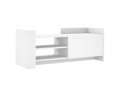 Mueble De Tv VIDAXL Blanco Madera contrachapada (100x35x40cm)