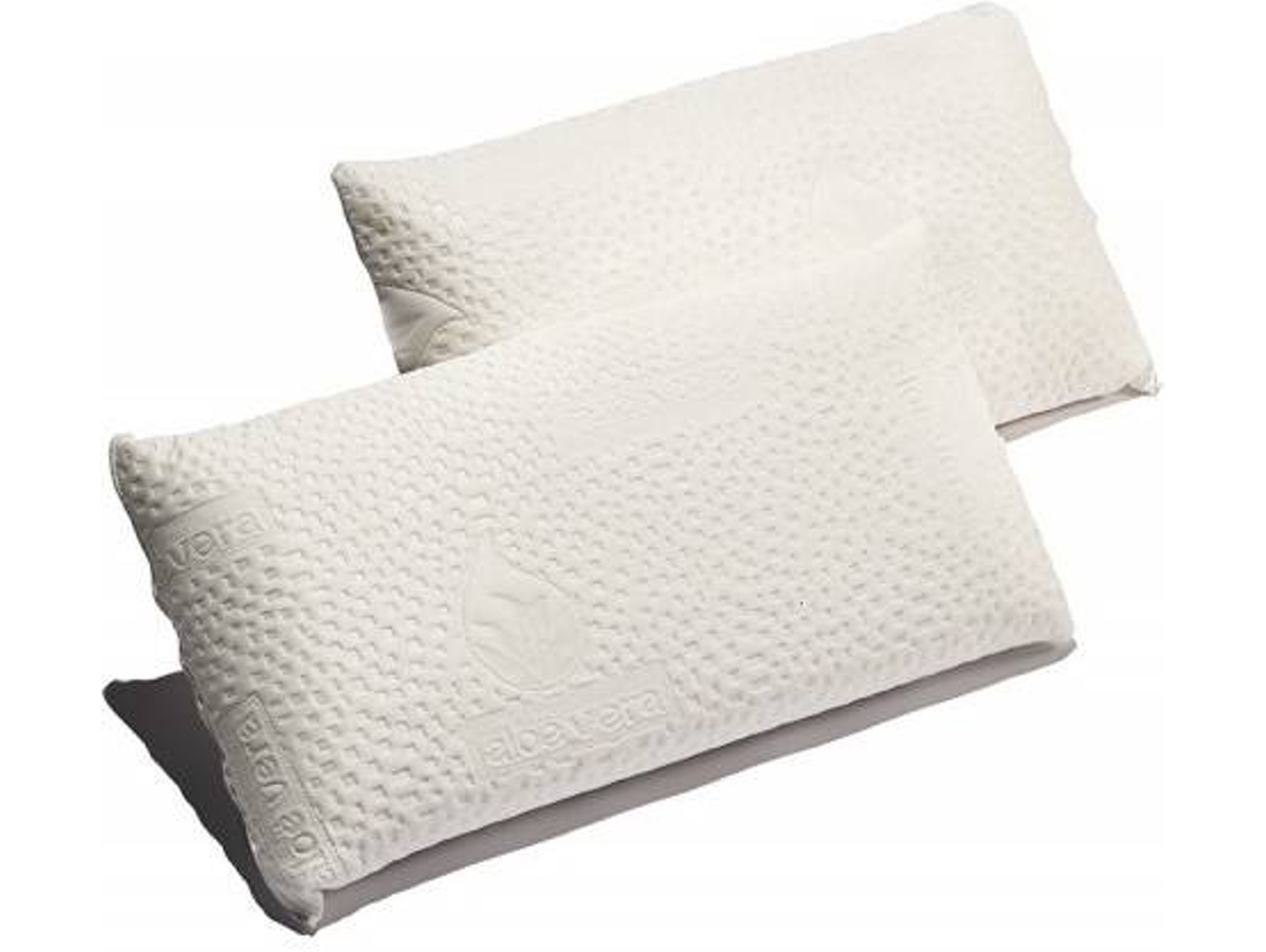 Juego de Almohadas Viscoelástico Aloe Vera Efecto Antiestrés (80 40 cm) | Worten.es