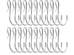 Omni-50 Ganchos En Forma De S De Acero Inoxidable, Ganchos Multiusos Pequeños Y Resistentes Para Organizar, 4.5cm