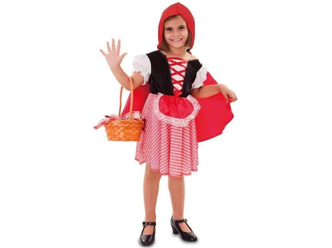 Disfraz de Niña DISFRAZZES Caperucita Roja Infantil (Talla: 3 a 4 años)