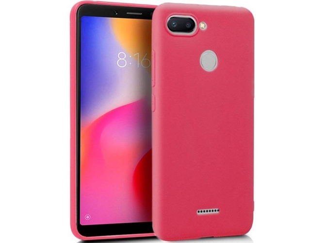 Carcasa Xiaomi Redmi 6, 6A COOL Silicona Rojo