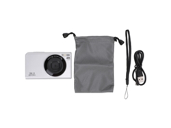 Cámara digital 4K recargable y compacta para vlogging y vídeo.