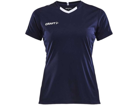 Camiseta de Mujer para Fútbol CRAFT Progress Contrast Azul (XS)